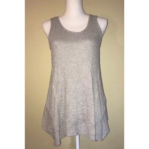 Paper Crane Anthropologie Tank Top Gray Size Small